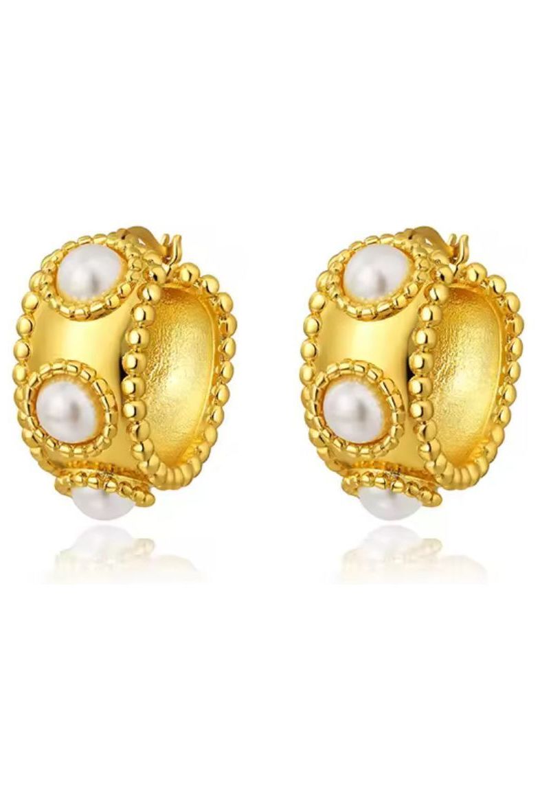 Aloha Earrings - Gold